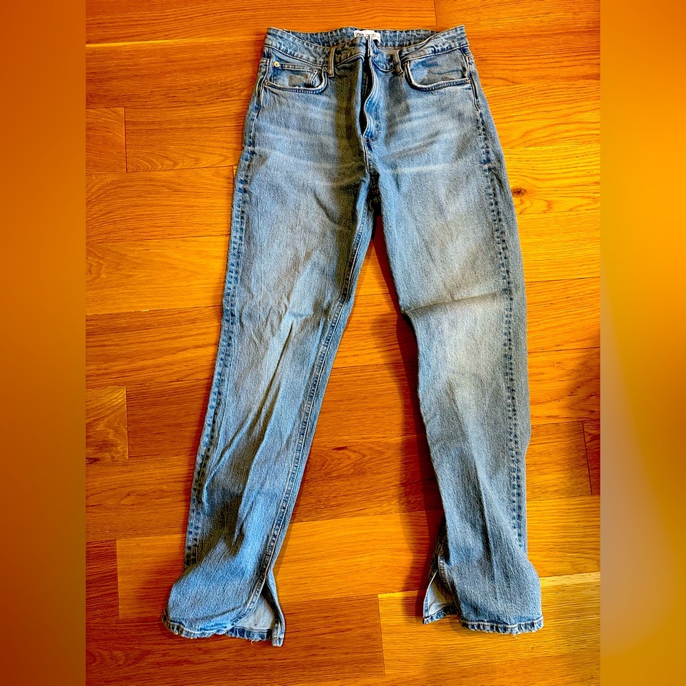 Zara size 10 slim split hem